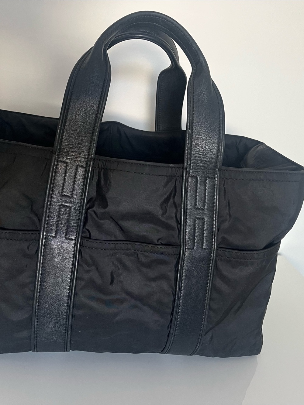 Hermes Alcapulco MM black tote bag 1990s-2000 - Picture 14 of 16